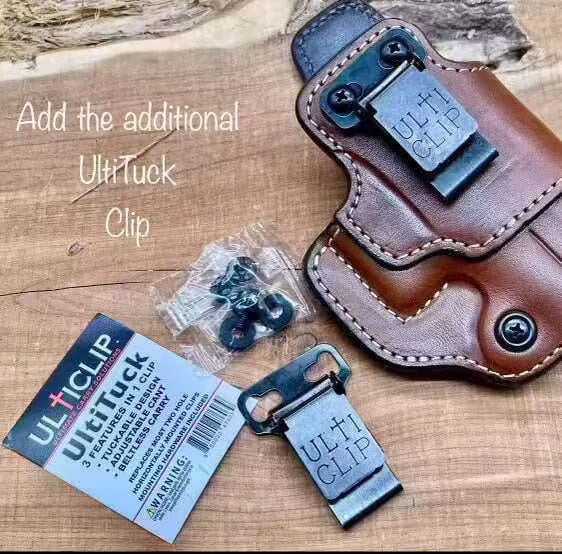 *Ammo Depot* RH IWB Staccato C2 Optic Ready Saddle Oil Finish/Natural w/Metal Belt Clip