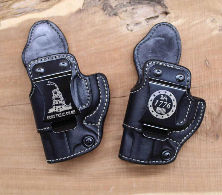 *In Stock* LH IWB for Kimber Micro 9 in Black w/Metal Belt Clip