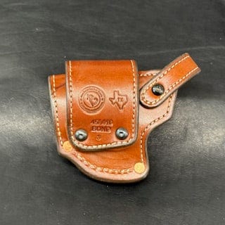 *In Stock* RH Sidewinder Bond Arms 3” .45/.410 Saddle Oil Finish w/Natural Stitch