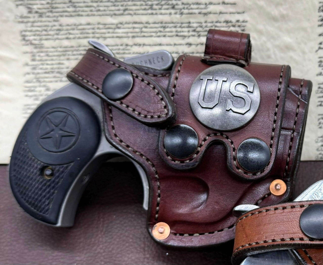 *In Stock* RH Sidewinder Holster for Bond Arms 3", 3.5", 4.25", or 6" .45 .410 U.S. Concho & 2 Ammo Loops