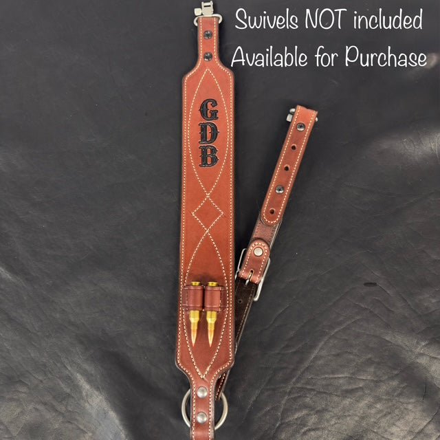 *Made to Order* Big Game Rifle Sling w/Initials