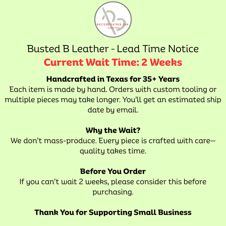 *Made to Order* Lever Leather Wrap Service