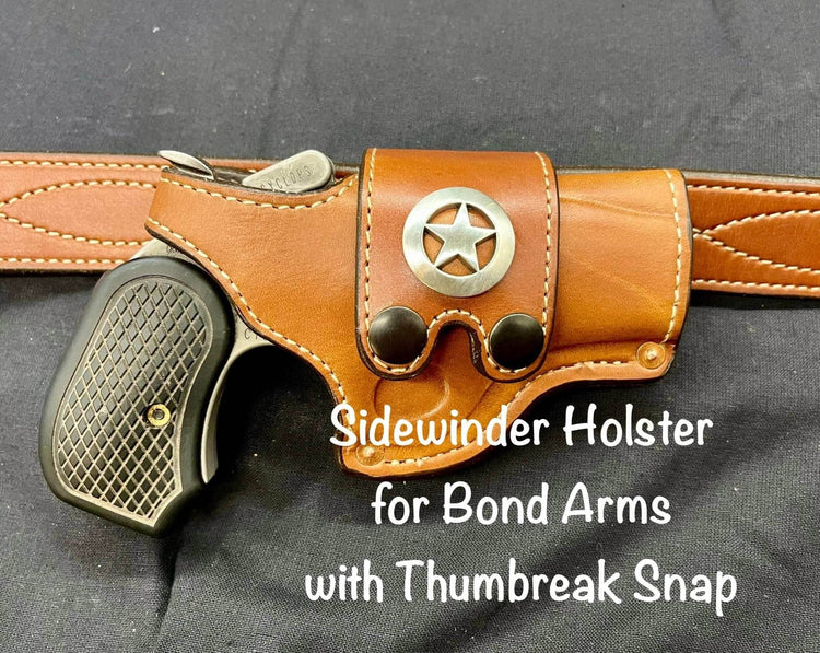 *Made to Order* LH/RH Sidewinder Holster for Bond Arms