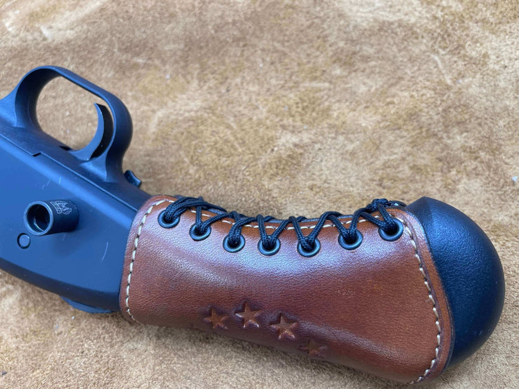 *Made to Order* Tactical Leather Grip Wrap – Raptor & Aftershock Compatible