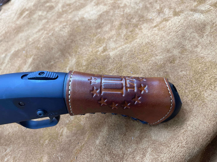 *Made to Order* Tactical Leather Grip Wrap – Raptor & Aftershock Compatible