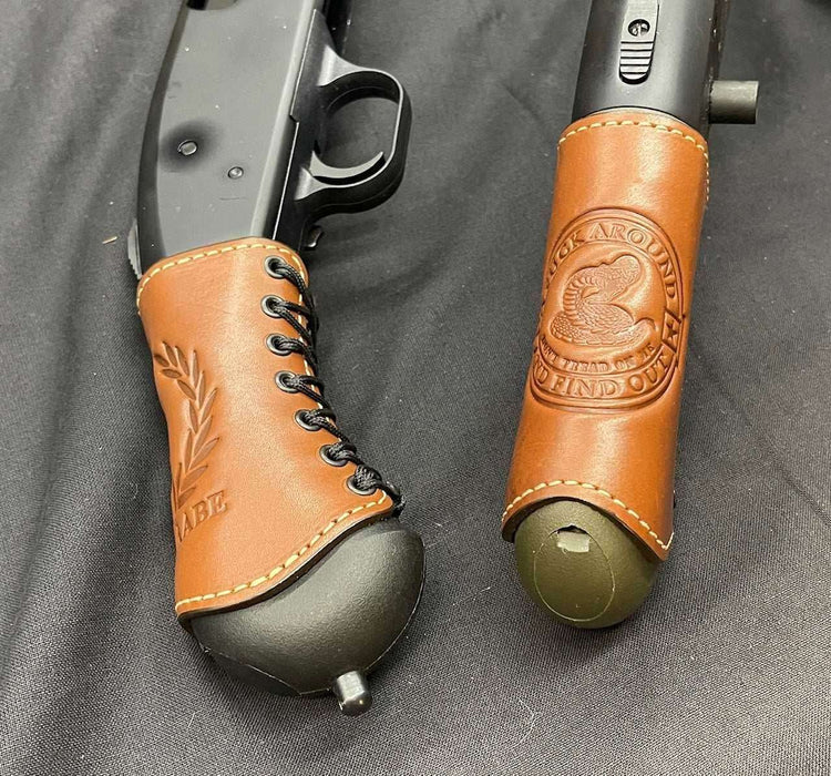 *Made to Order* Tactical Leather Grip Wrap – Raptor & Aftershock Compatible