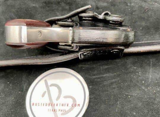 *In Stock* RH Sidewinder Bond Arms 3” Ranger Star Concho in Chocolate w/Brown Stitch
