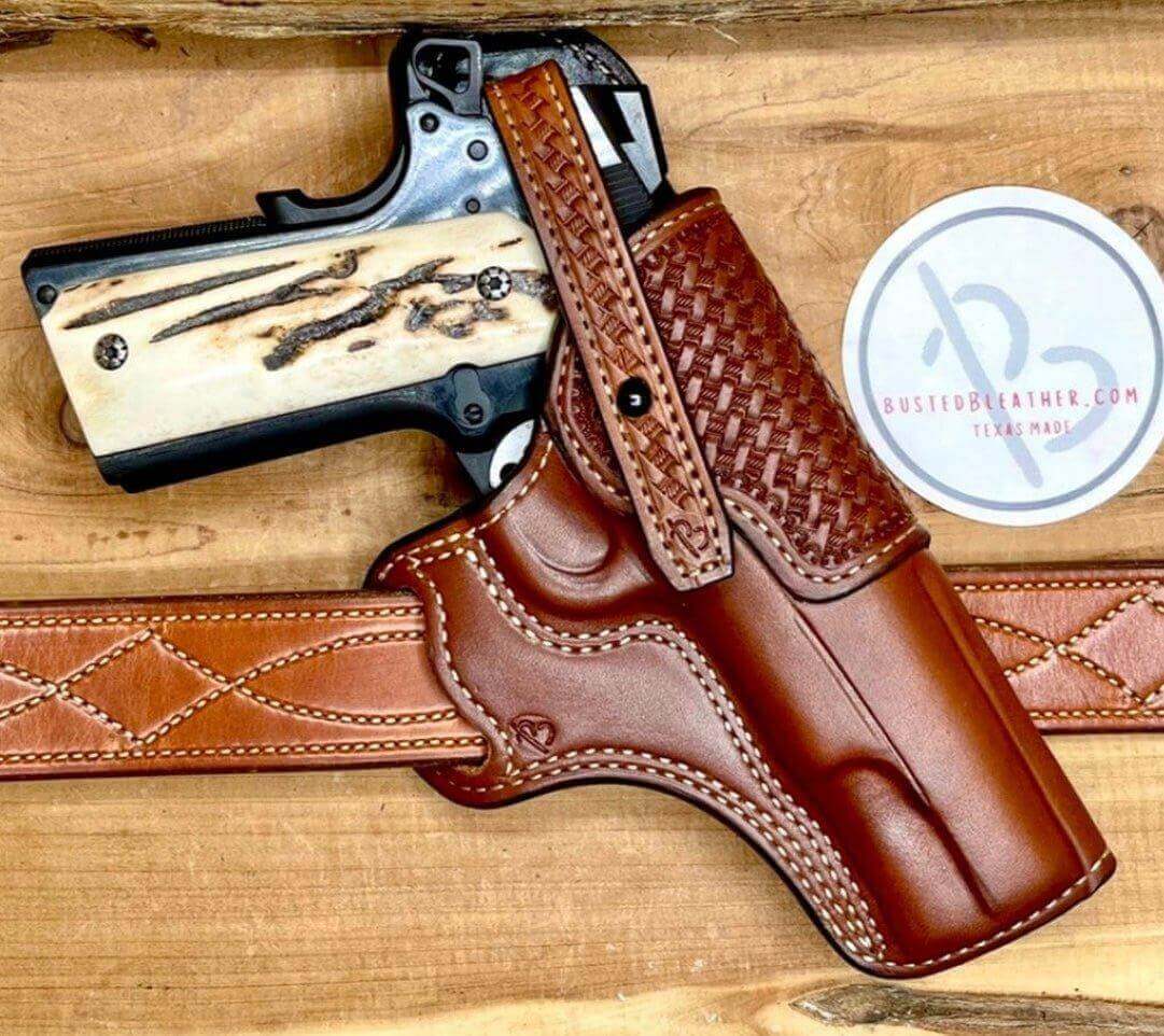 Outlaw Cross Draw Holster - Busted B Leather
