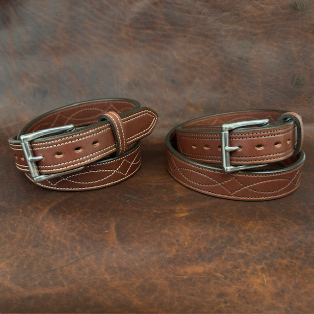 *In Stock* 1.5" Fancy Stitch Carry Belt
