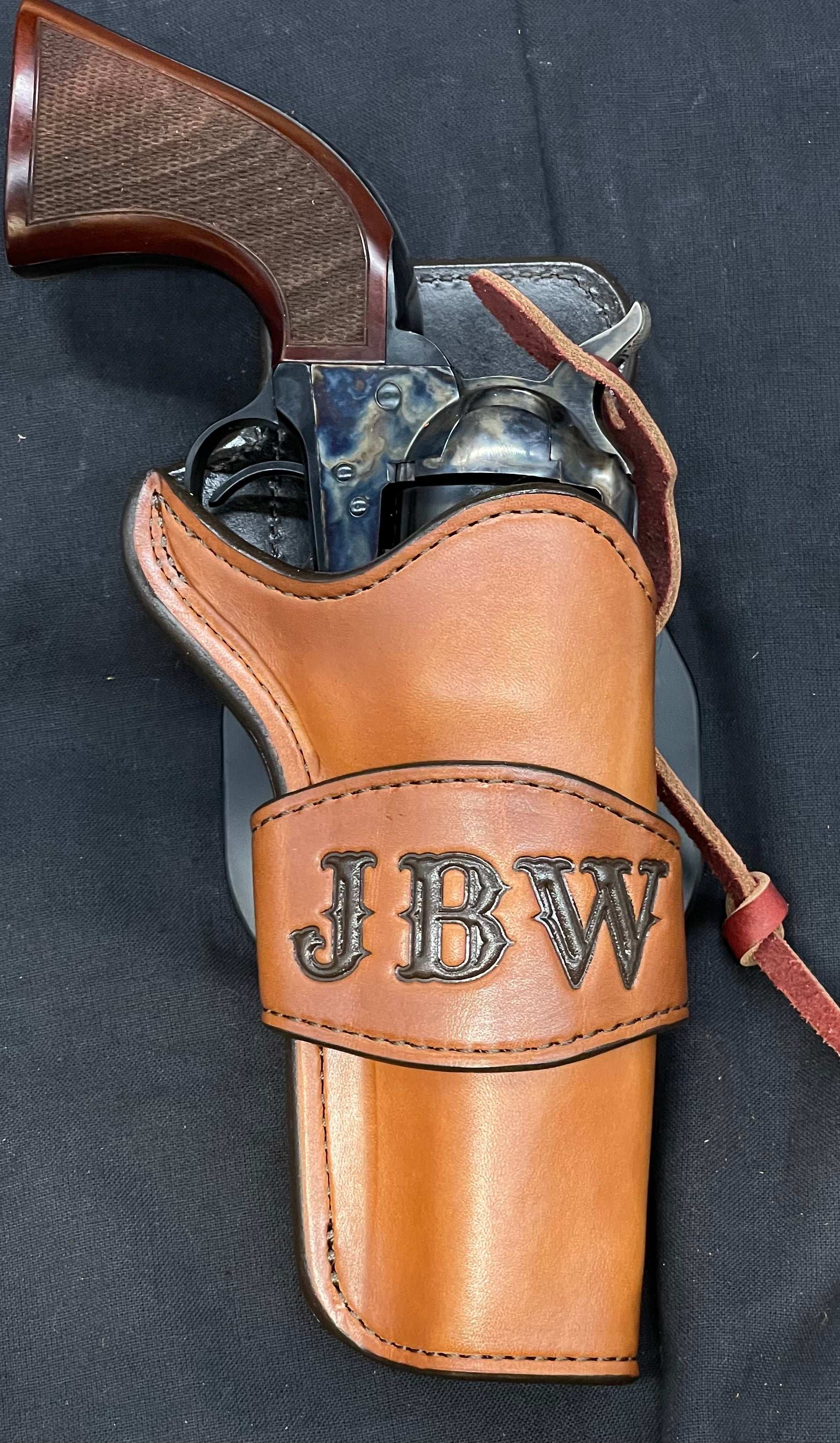 *Made to Order* LH/RH Paddle Rancher Cowboy Holster for Single Action Revolvers w/ Custom Ranch Brand or Initials