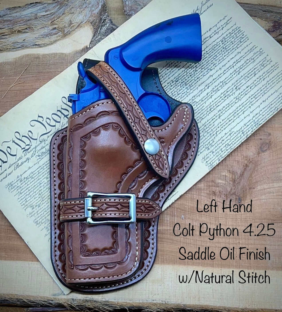 *Made to Order* LH/RH High Noon Western Holster for Double Action Revolvers Colt, S&W, & Ruger