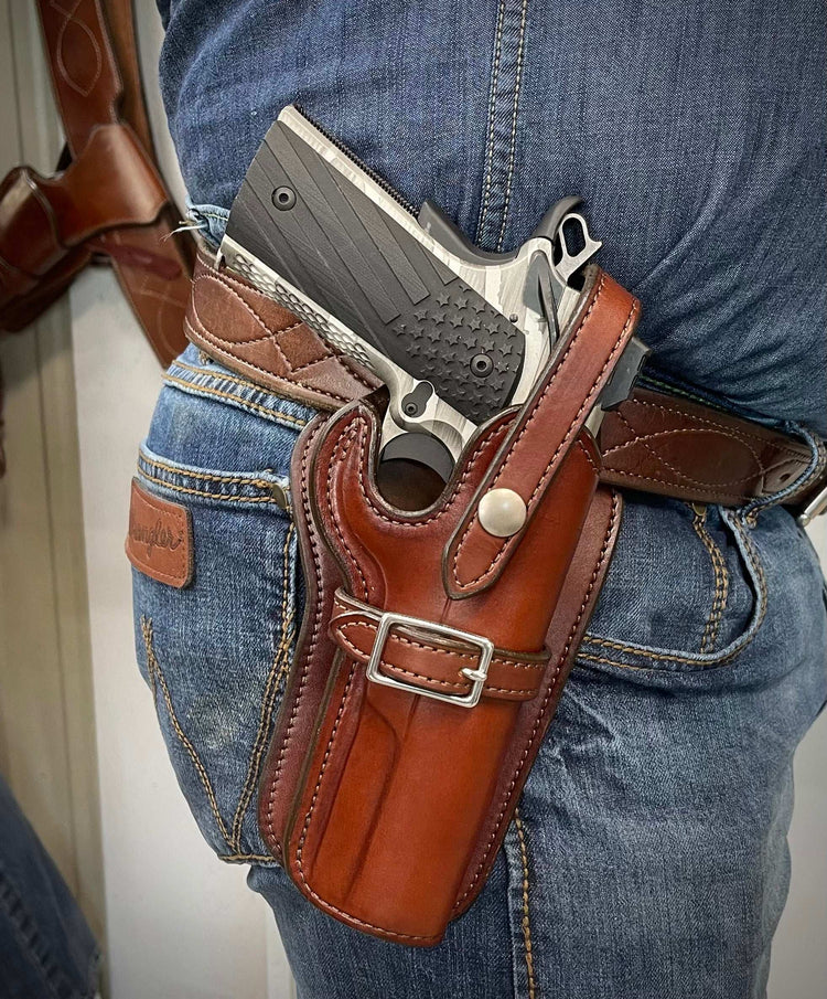 *Made to Order* LH/RH High Noon 1911 Western Holster Made for Your Gun