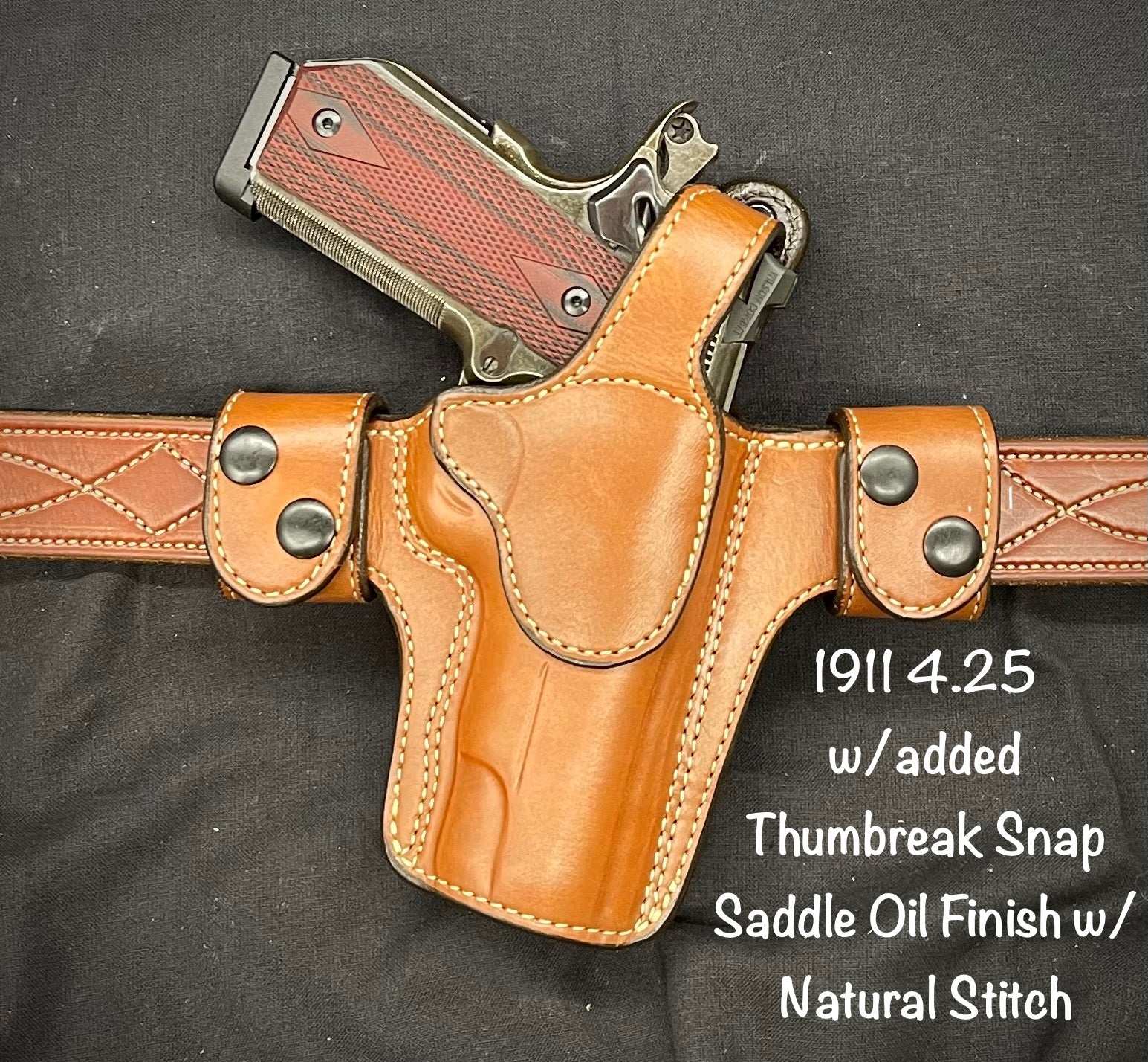 *Made to Order* Urban Carry Holster Snap On/Off Optic Ready Custom to Your Gun Model
