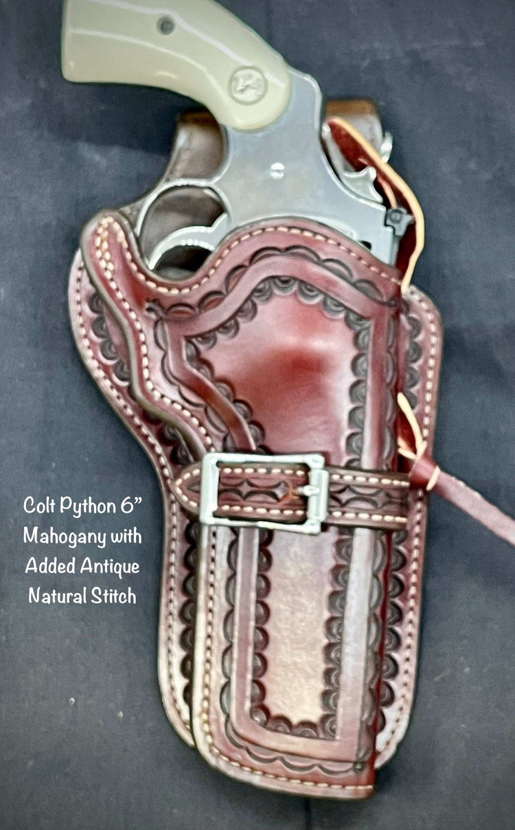 *Made to Order* LH/RH High Noon Western Holster for Double Action Revolvers Colt, S&W, & Ruger