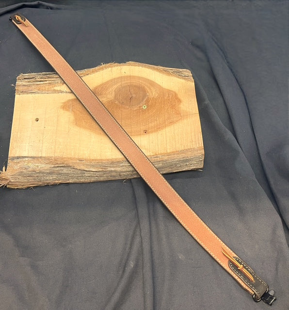 *In Stock* Country Boy Rifle Sling (Fixed Length) Saddle Oil Finish Rough Out