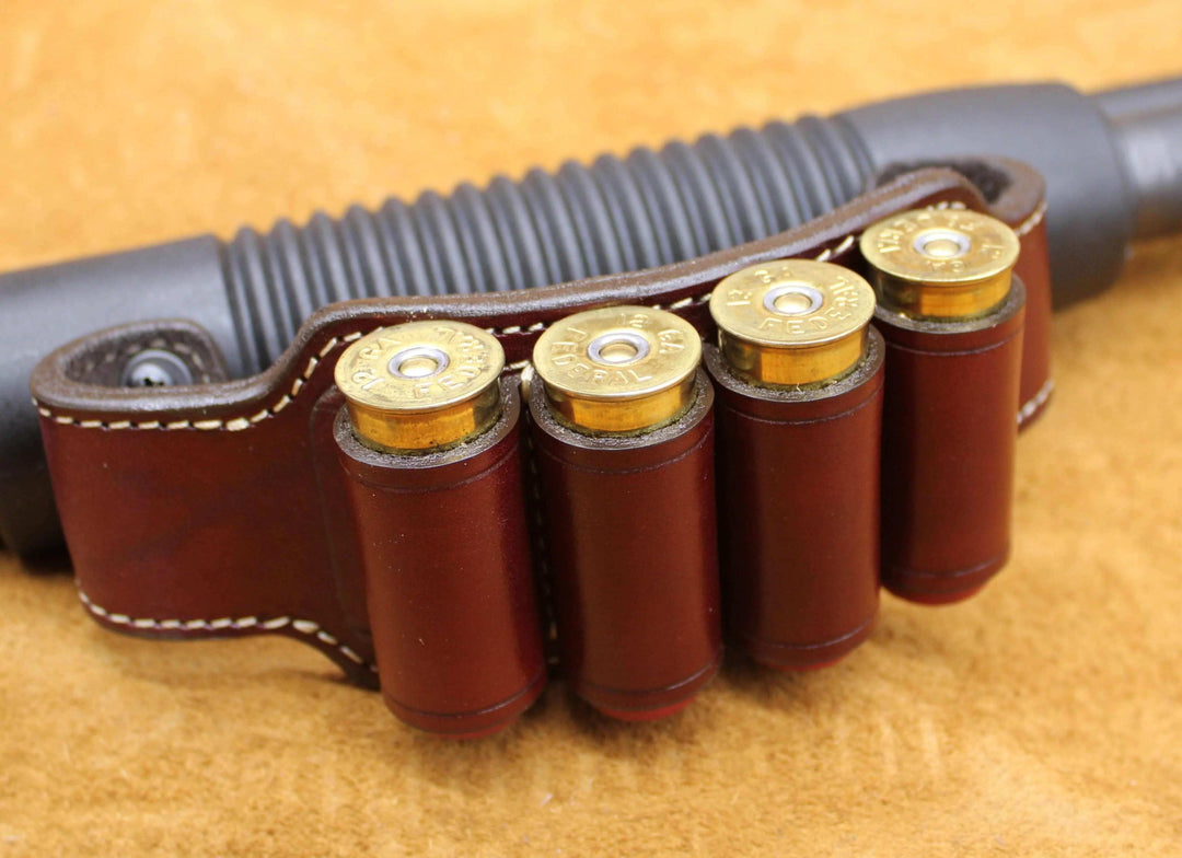 *Made to Order* Corn Cob Leather Forend Strap – Fits Mossberg 500/590, 590 Shockwave .410, 990 Aftershock, Remington TAC-14 & 870 Shotguns