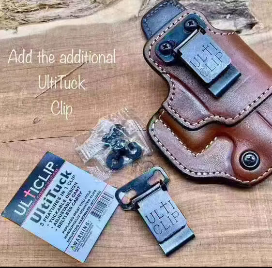 *Ammo Depot* RH IWB for Sig Sauer P365X Macro in Saddle Oil Finish w/Metal Belt Clip