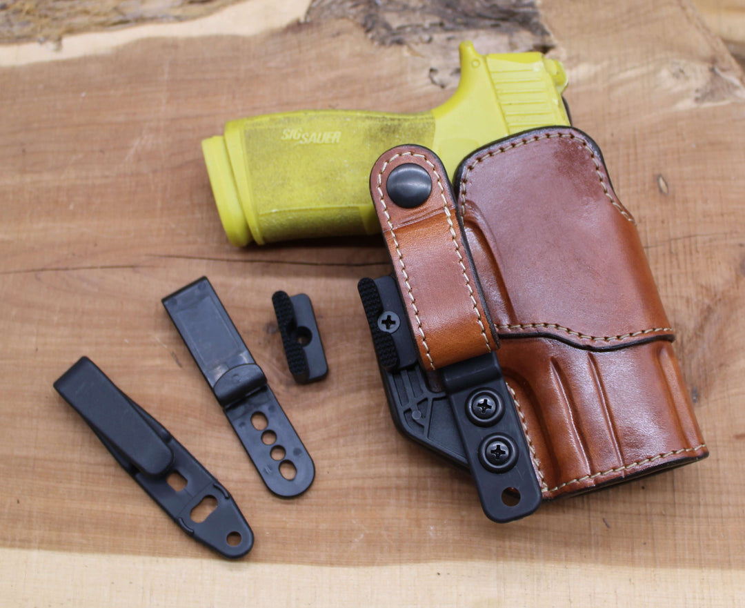 *In Stock* RH Tuckable IWB for Sig Sauer P365X Macro in Saddle Oil Finish