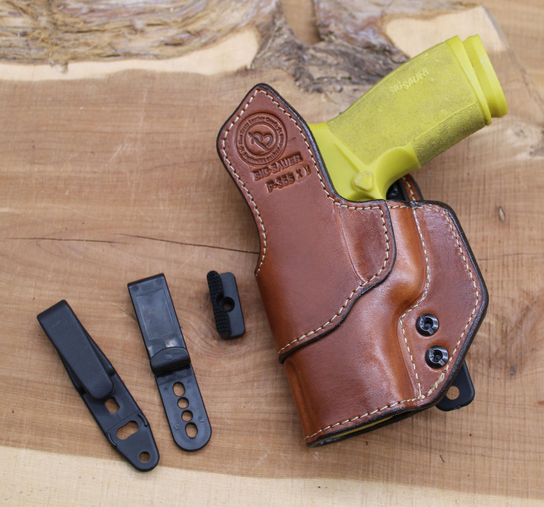 *In Stock* RH Tuckable IWB for Sig Sauer P365X Macro in Saddle Oil Finish