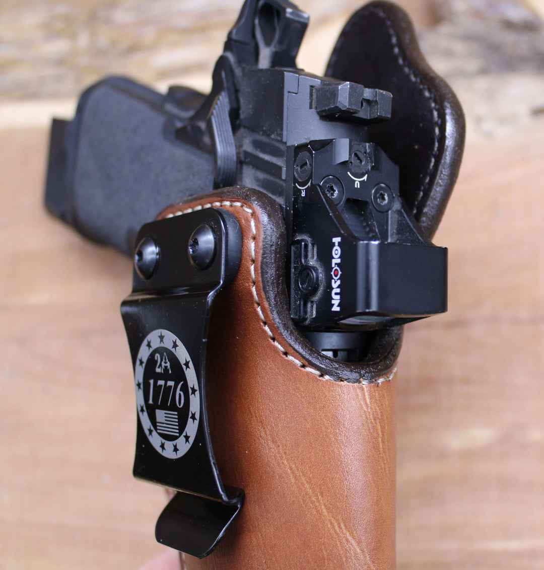 *Made to Order* LH/RH IWB for Red Dot Optic's w/Metal Belt Clip Made for Your Gun