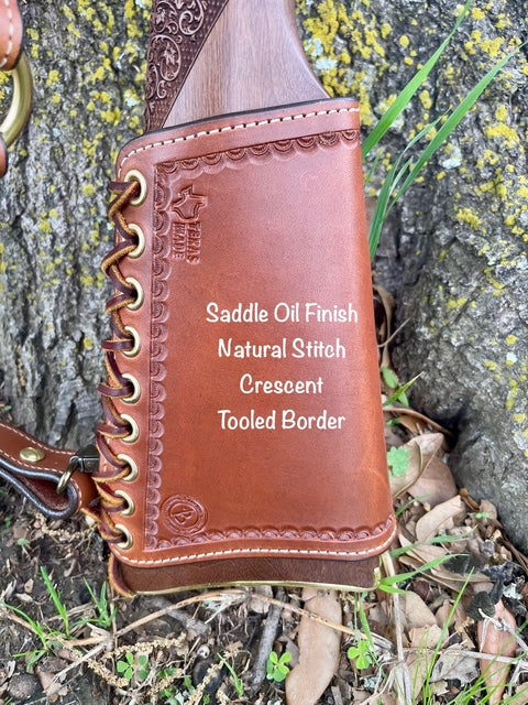*Made to Order* Leather Butt-Cover w/Ammo Loops for Henry Side Gate, Henry Big Boy Brass Rifles