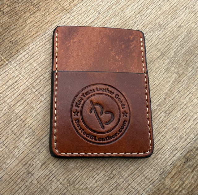 *In Stock* Minimalist Wallet Saddle Oil Finish w/Natural
