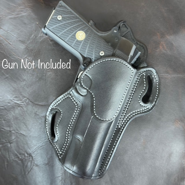 *In Stock* RH Texas Bodyguard 1911 5" Unlined Holster in Chestnut or Black