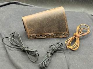 *In Stock* RH Leather Butt-Cover w/Ammo Loops .44 Mag. in Genuine Weathered Bomber Brown Water Buffalo for Lever Action Guide Guns