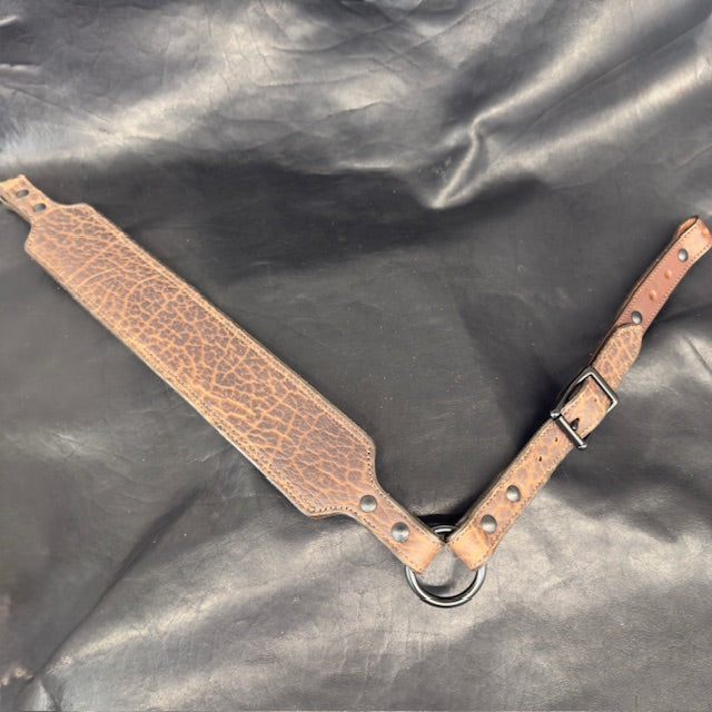 *In Stock* Leather Rifle Sling Brown Genuine American Bison Leather w/Brown Stitch