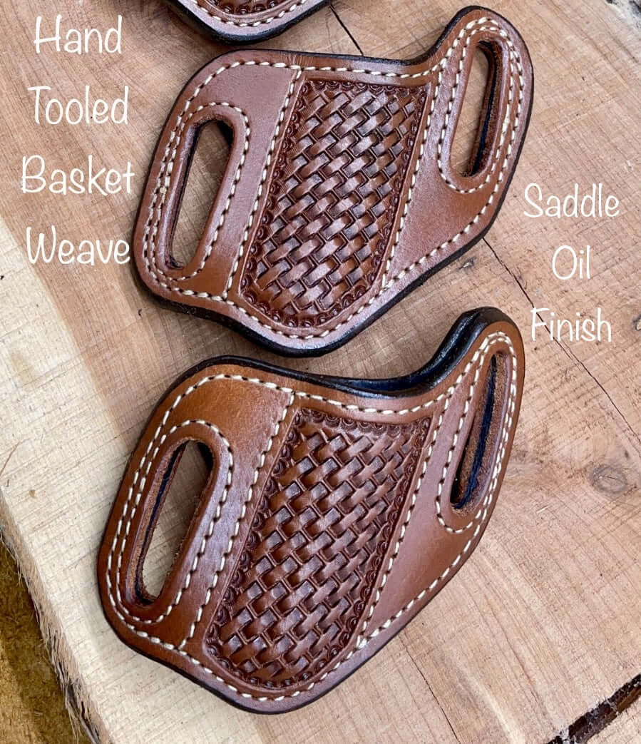 *Made to Order* Slant Knife Sheath for a Case 2 blade Trapper Knife