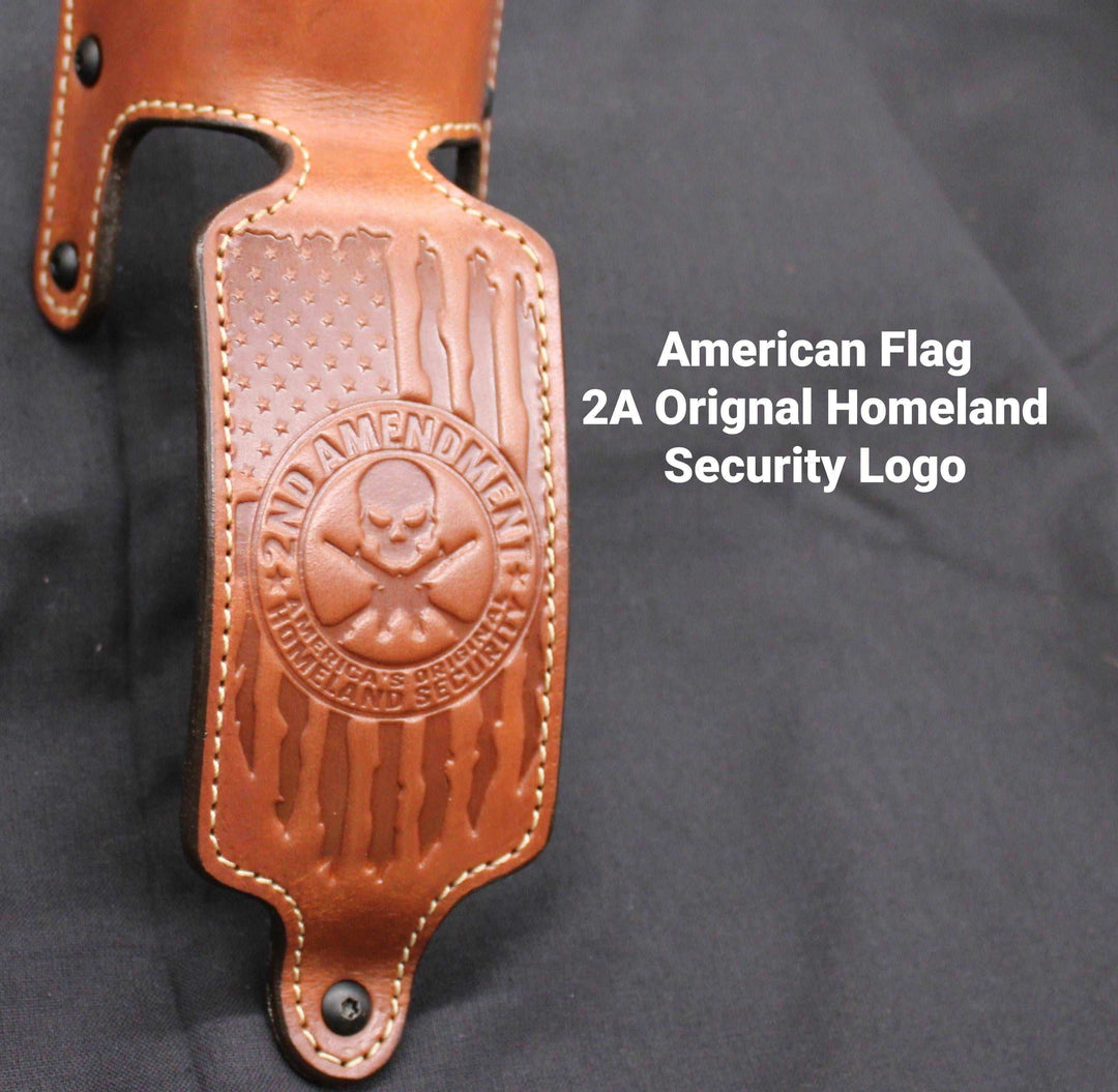*Made to Order* Corn Cob Leather Forend Strap – Fits Mossberg 500/590, 590 Shockwave .410, 990 Aftershock, Remington TAC-14 & 870 Shotguns