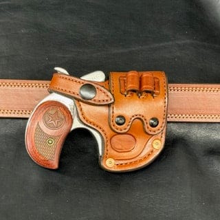*In Stock* RH Sidewinder Bond Arms 2.5” .357 Magnum Desert Tan w/Brown Stitch