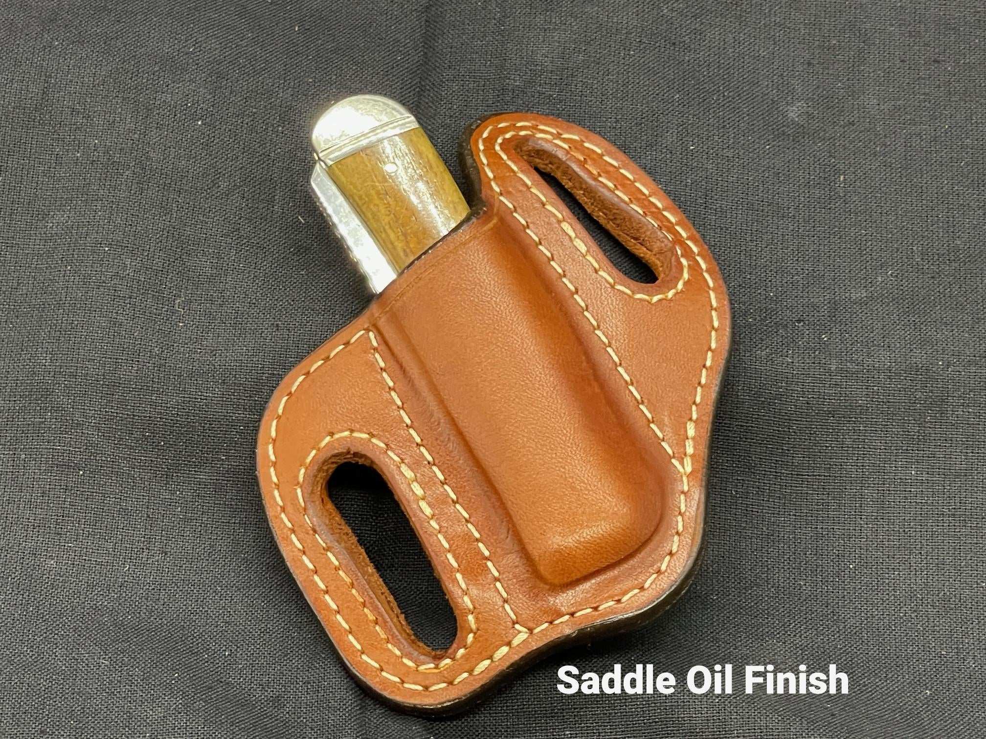 *In Stock* Cowboy Knife Sheath for 2 Blade Trapper 4 1/8"
