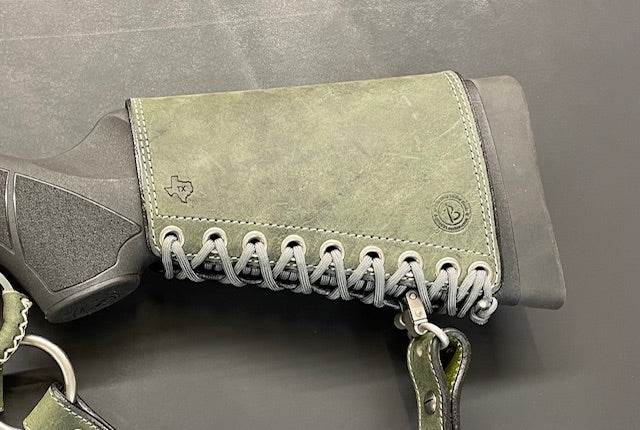 *Made to Order* Leather Butt-Cover w/Ammo Loops for Lever Action Guide Guns Marlin, Henry, Chiappa, S&W in Genuine Water Buffalo