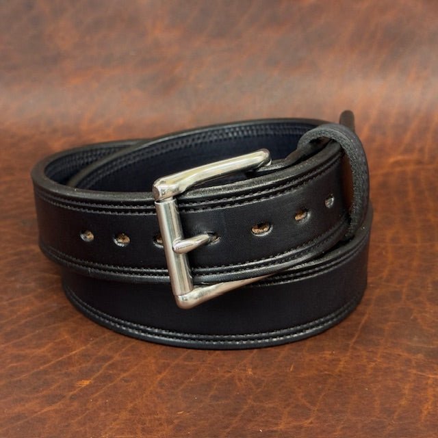 *In Stock* 1.5" Double Stitch Carry Belt - Busted B Leather