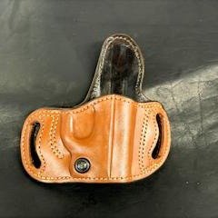 *In Stock* Belt Slide Holster S&W Bodyguard 380 2.0 Saddle Oil Finish w/Natural Stitch