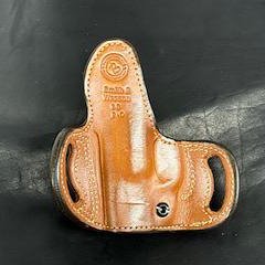 *In Stock* Belt Slide Holster S&W Bodyguard 380 2.0 Saddle Oil Finish w/Natural Stitch