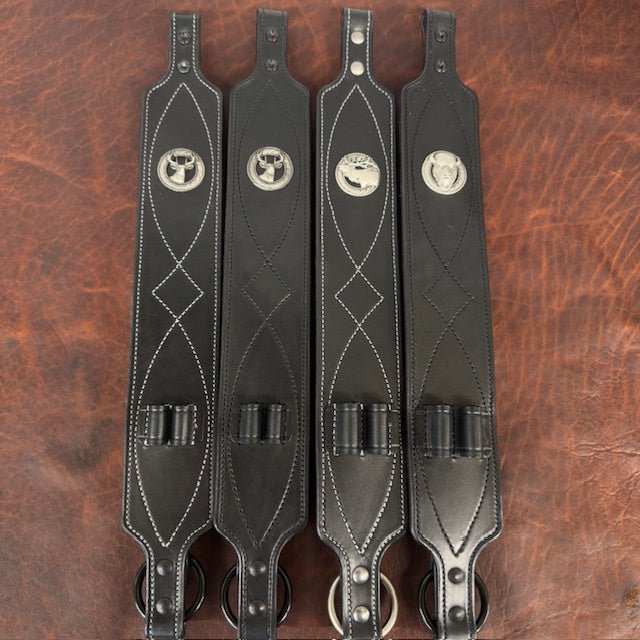 *In Stock* Big Game Rifle Sling in Black Leather