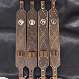 *In Stock* Big Game Rifle Sling in Genuine Weathered Bomber Brown Water Buffalo