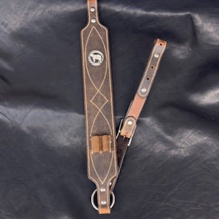 *In Stock* Big Game Rifle Sling in Genuine Weathered Bomber Brown Water Buffalo