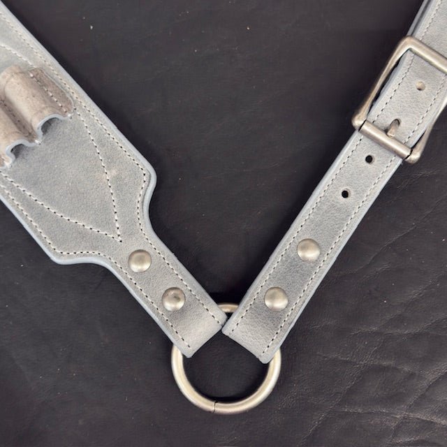 *In Stock* Big Game Rifle Sling in Genuine Weathered Gray Water Buffalo .45-70 Govt