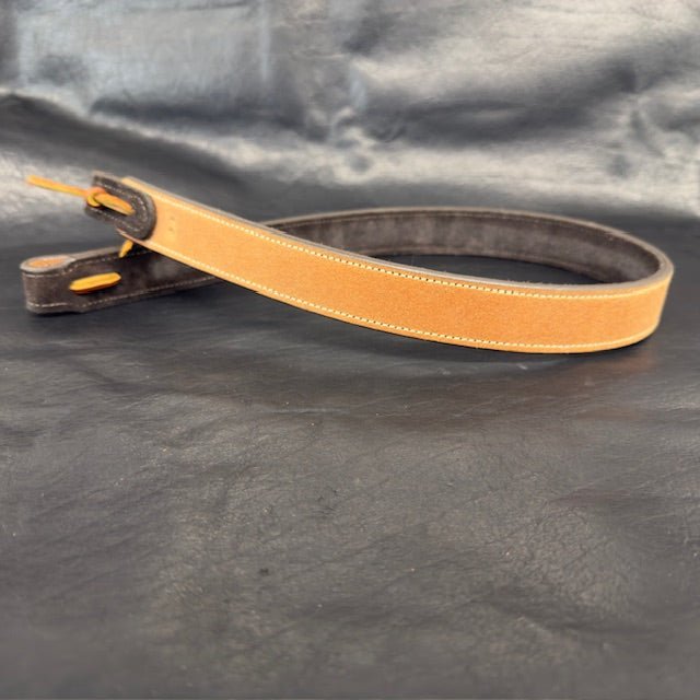 *In Stock* Country Boy Rifle Sling (Fixed Length) Saddle Oil Finish Rough Out - Busted B Leather