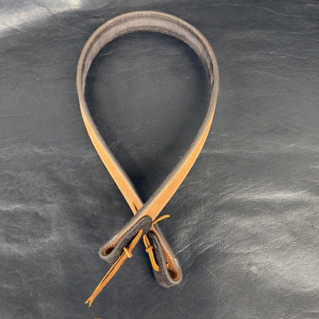 *In Stock* Country Boy Rifle Sling (Fixed Length) Saddle Oil Finish Rough Out - Busted B Leather