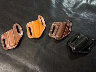 *In Stock* Cowboy Knife Sheath for 2 Blade Trapper 4 1/8" - Busted B Leather