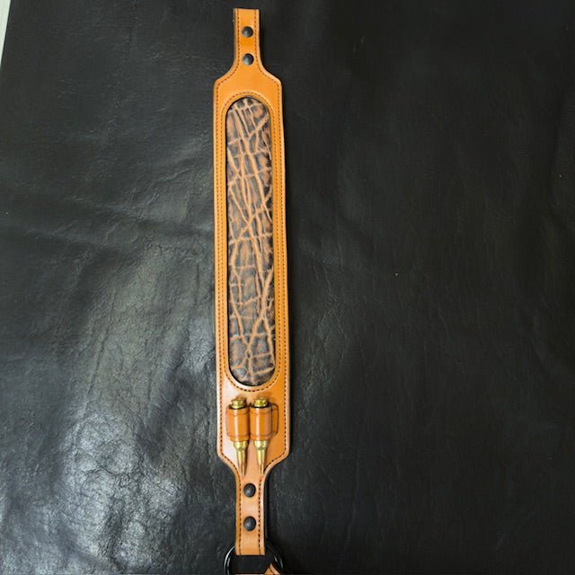 *In Stock* Exotic Inlay Rifle Sling - Busted B Leather