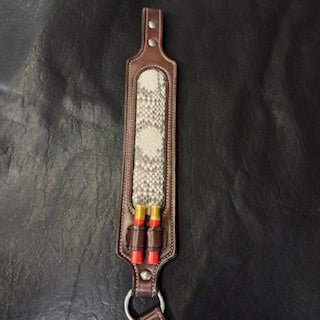 *In Stock* Exotic Inlay Rifle Sling - Busted B Leather