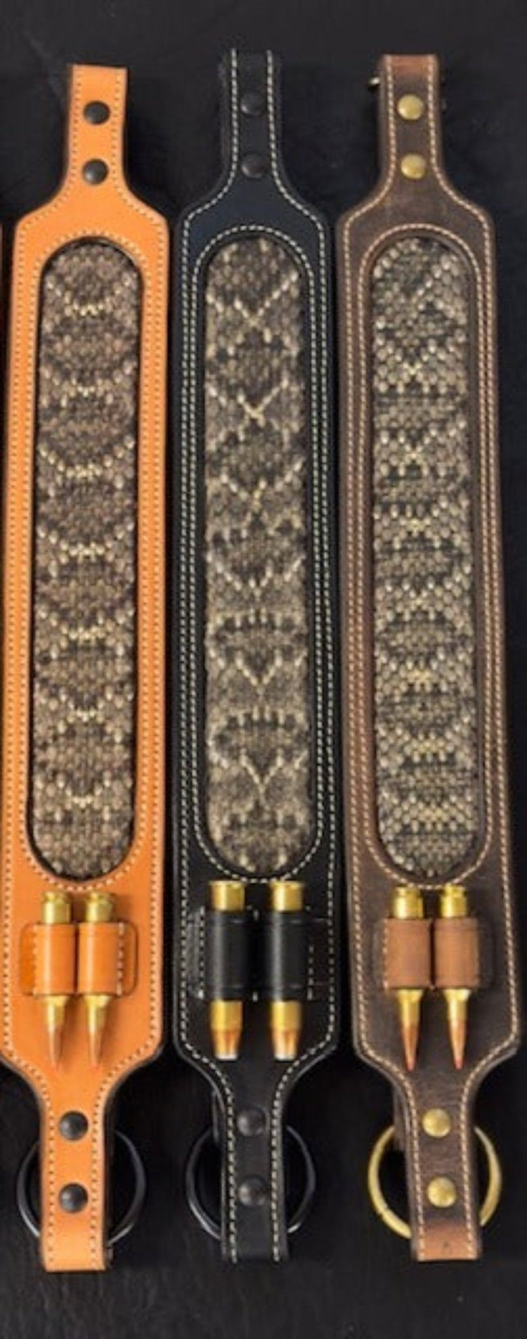 *In Stock* Exotic Inlay Rifle Sling - Busted B Leather