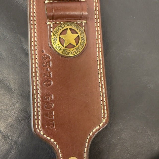 *In Stock* Guide Gun Rifle Sling & RH Butt Cover Bundle – Multiple Leather Options - Busted B Leather
