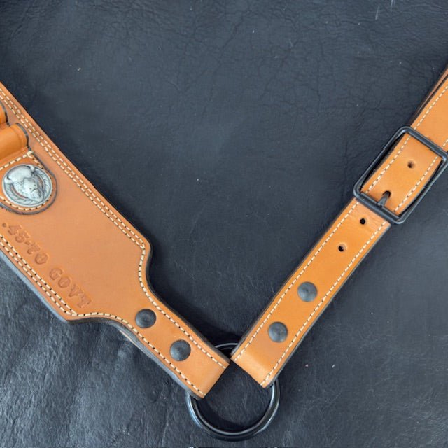 *In Stock* Guide Gun Rifle Sling & RH Butt Cover Bundle – Multiple Leather Options - Busted B Leather