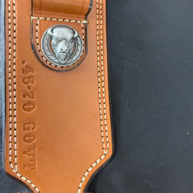 *In Stock* Guide Gun Rifle Sling & RH Butt Cover Bundle – Multiple Leather Options - Busted B Leather